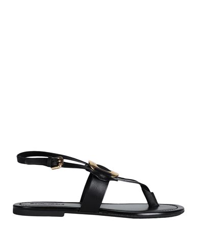 See By Chloé Woman Toe strap sandals Black