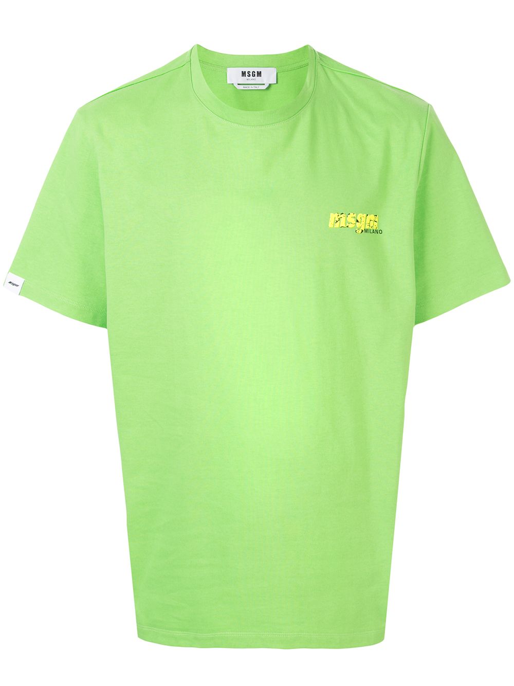 MSGM logo printed T-shirt - Green