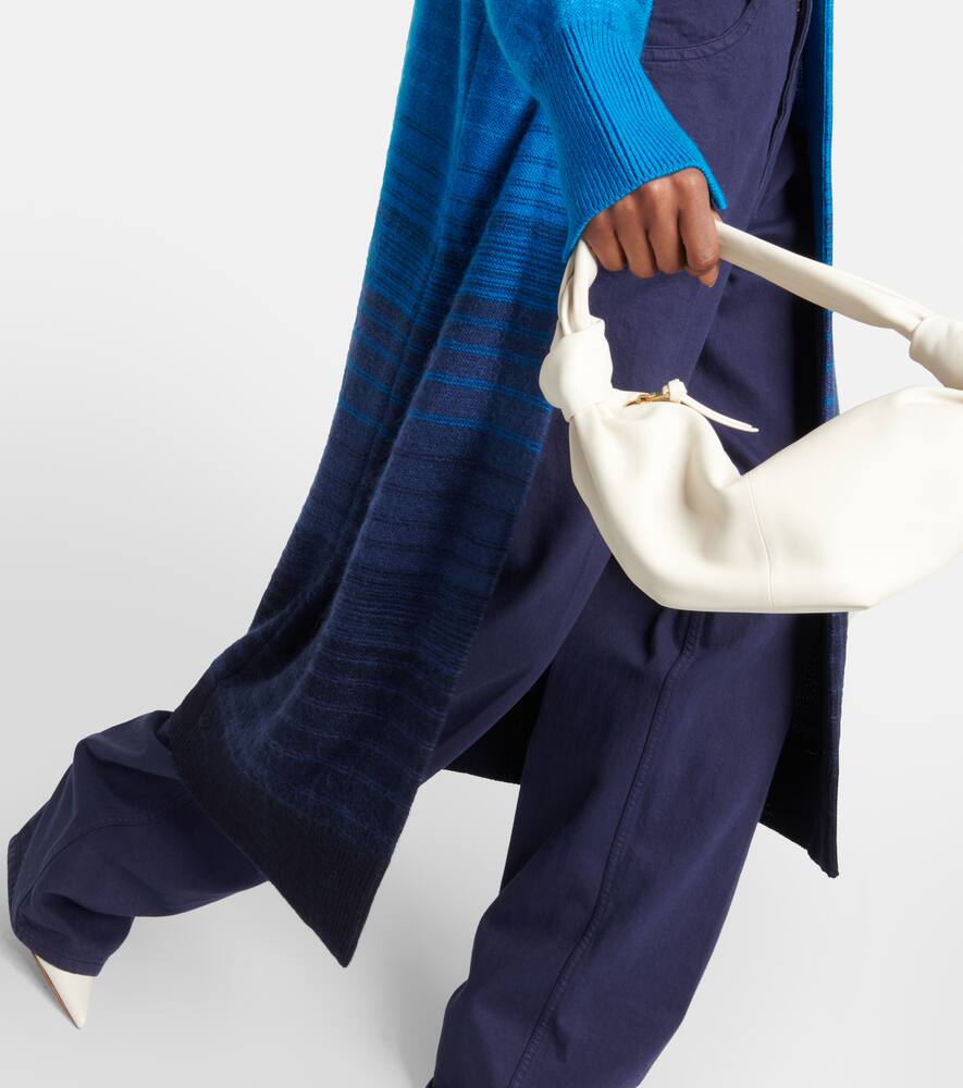 Blue Degrade ombré cardigan