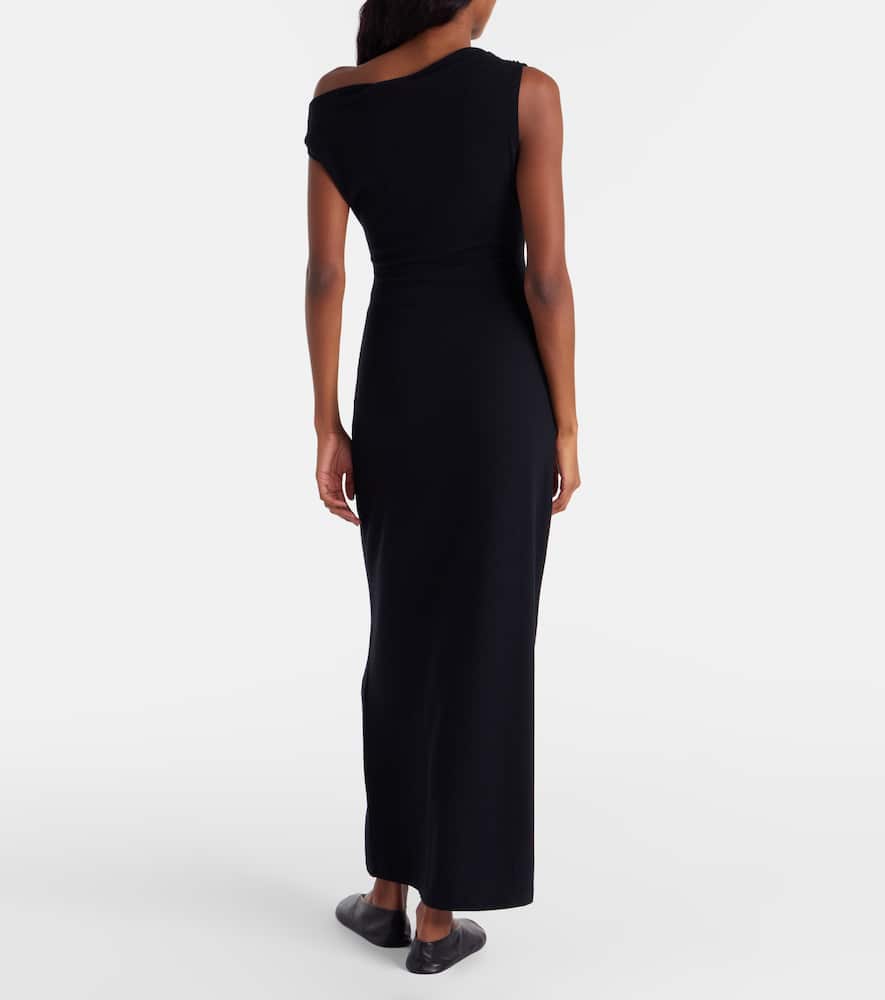 Lauren off-shoulder jersey maxi dress