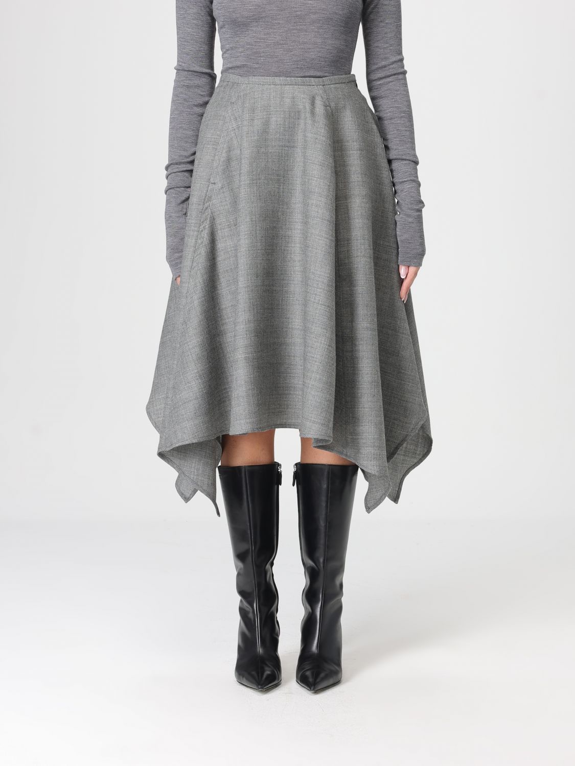 Skirt Woman color Grey