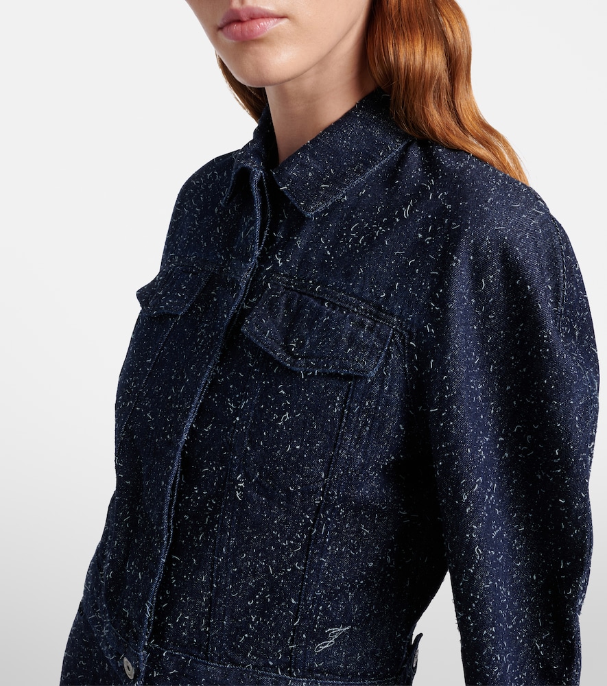Ovalo de-Nîmes embroidered denim jacket