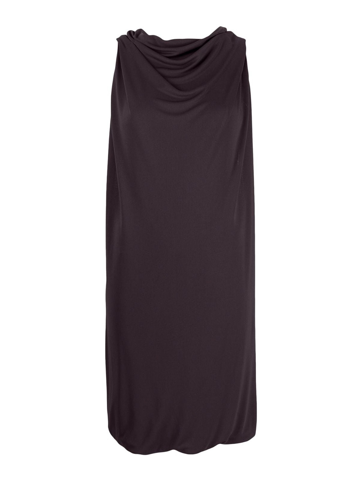 Cowl-neck minidress