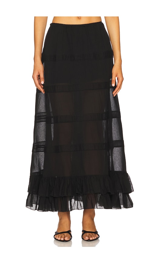 Mirror Palais Mirage Bustle Skirt in Ivory in Ivory. -  S also in L