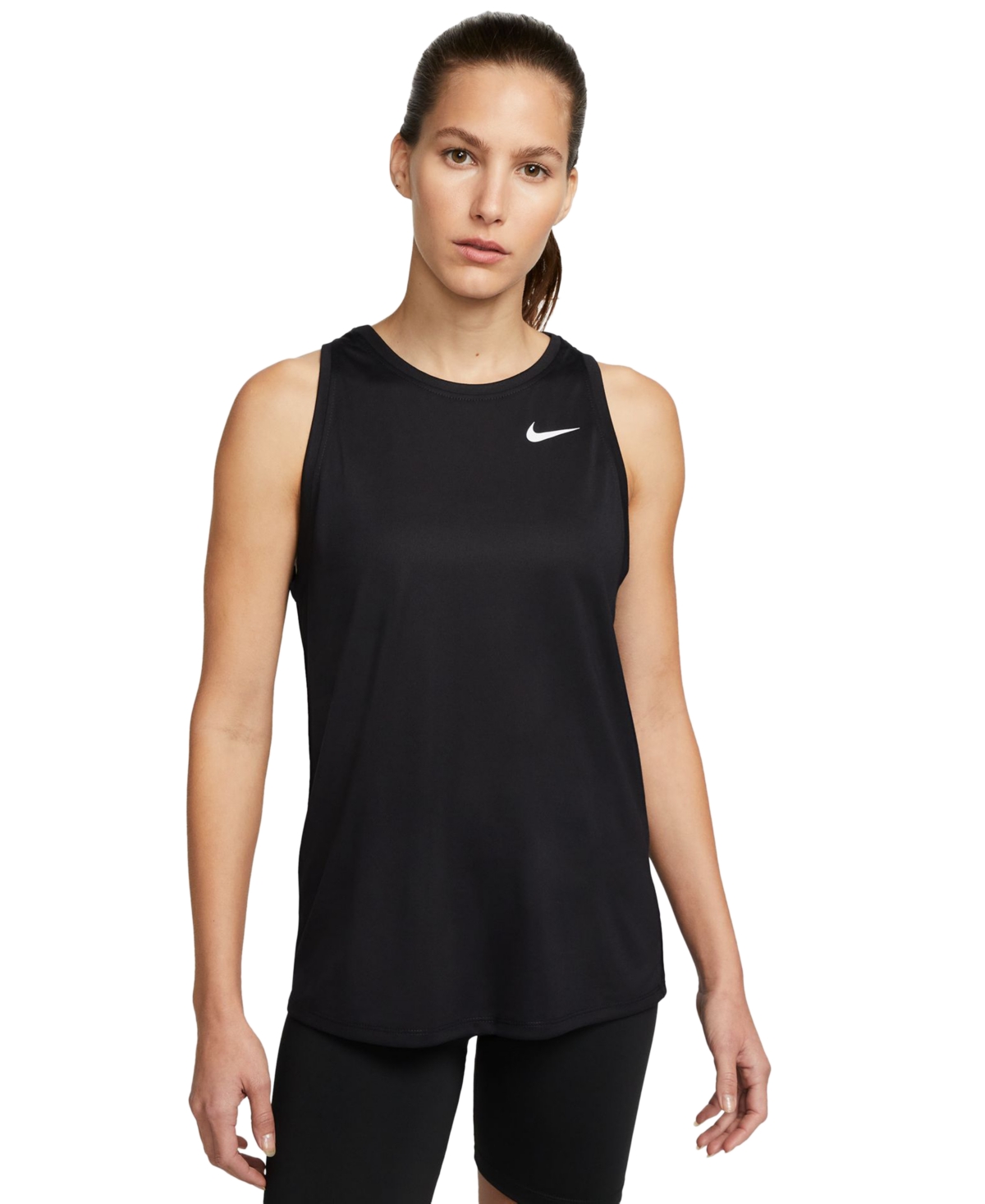 Women's Dri-fit Training Tank Top - Black/white