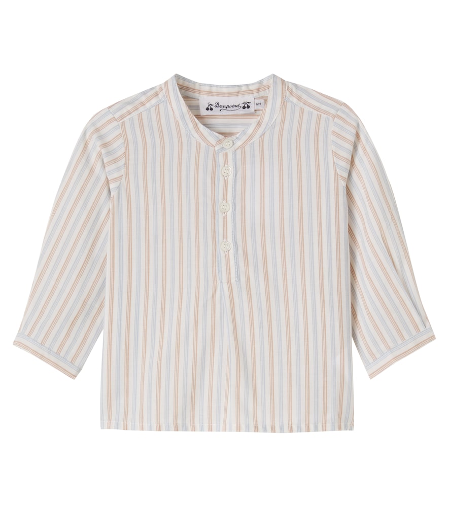 Baby Polisson striped cotton shirt