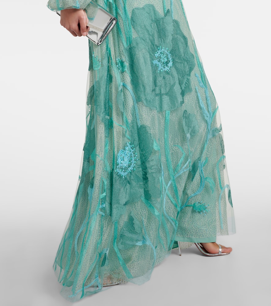 Yesenia embroidered tulle gown