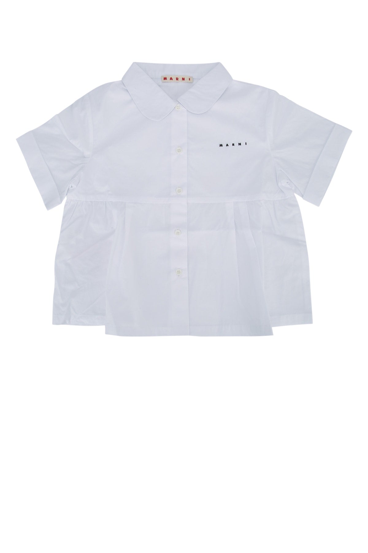 Collared Cotton Shirt — White
