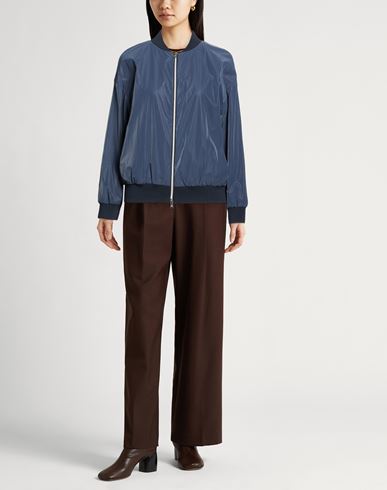 Woman Jacket Midnight blue Size 10 Polyamide