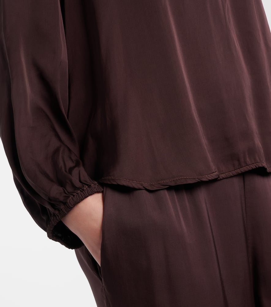 Lyla satin blouse