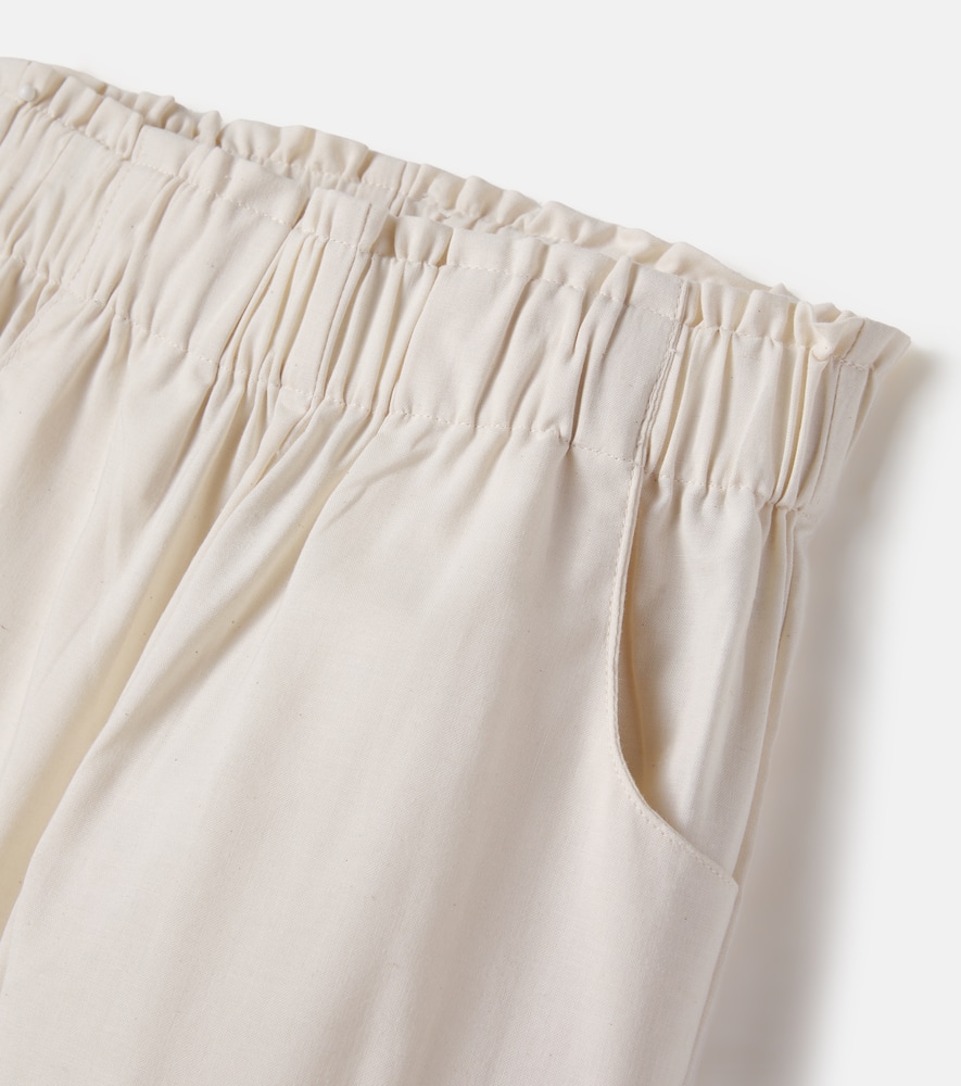 Printed cotton pants
