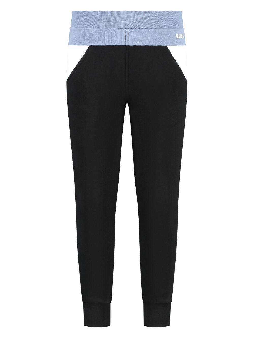 Logo-print track pants - BLACK