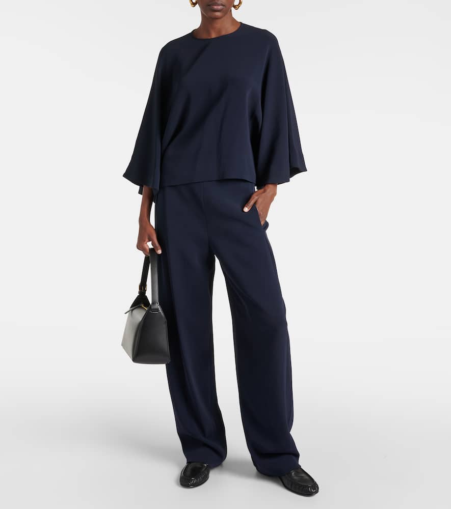 Larissa high-rise wide-leg pants