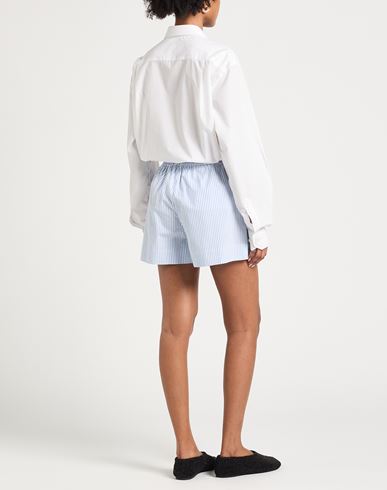 Woman Shorts & Bermuda Shorts Light blue Size 2 Cotton, Elastane