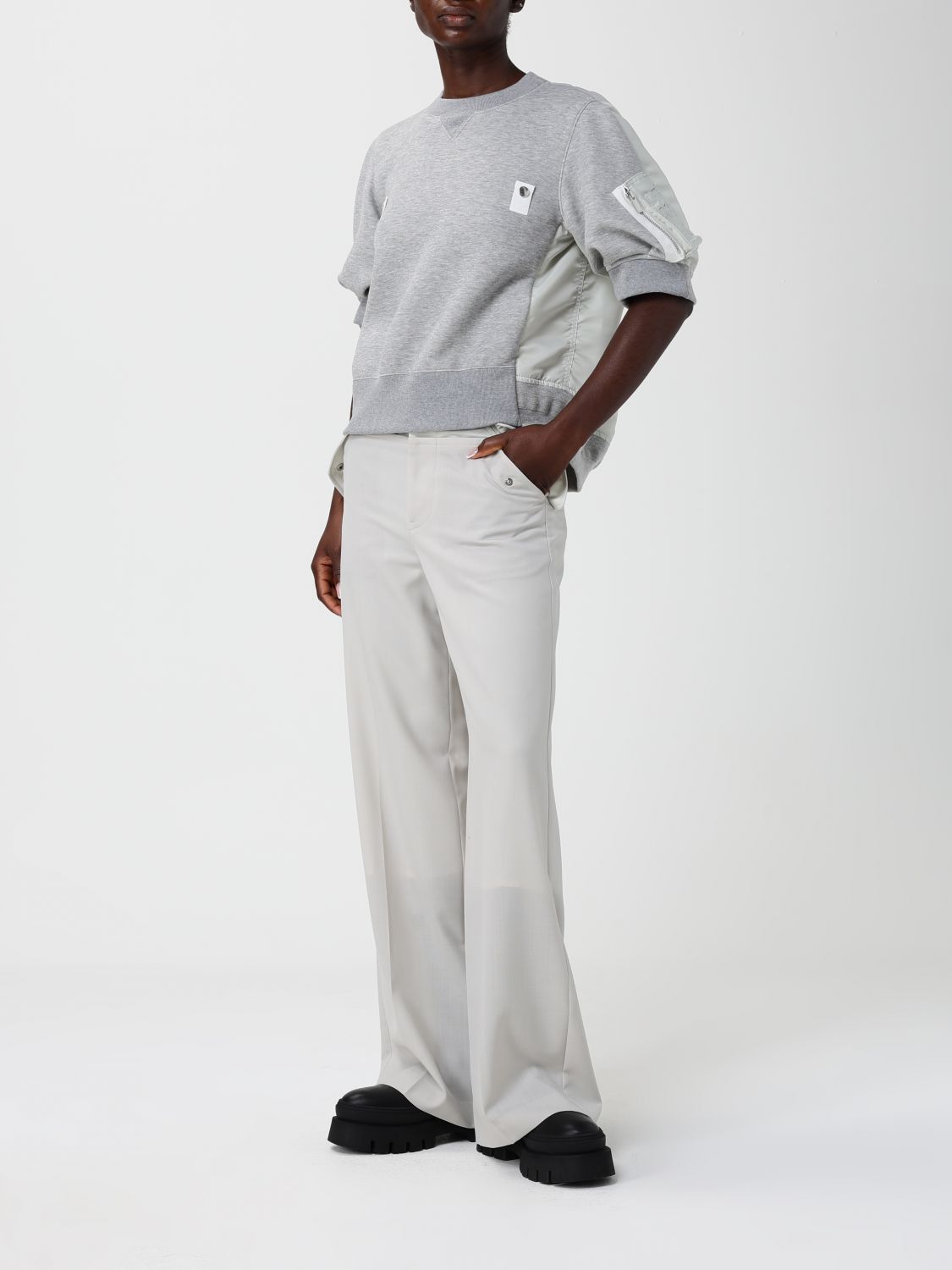 Pants Woman color Beige