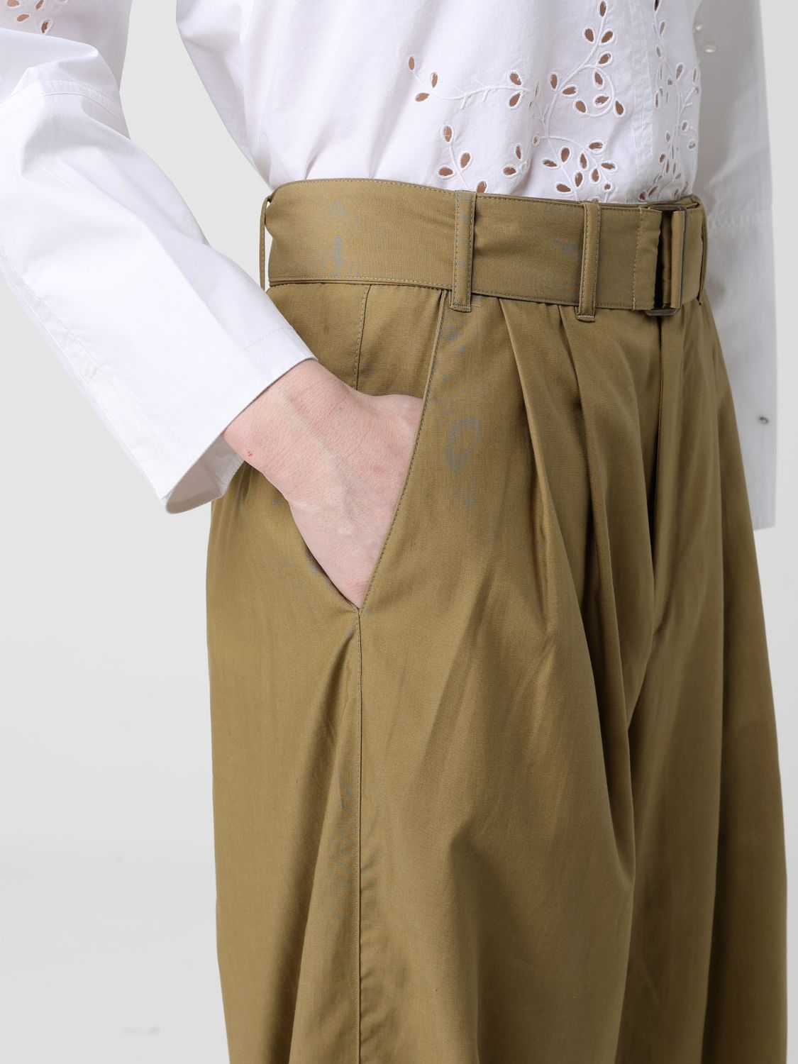 Pants Woman color Sand
