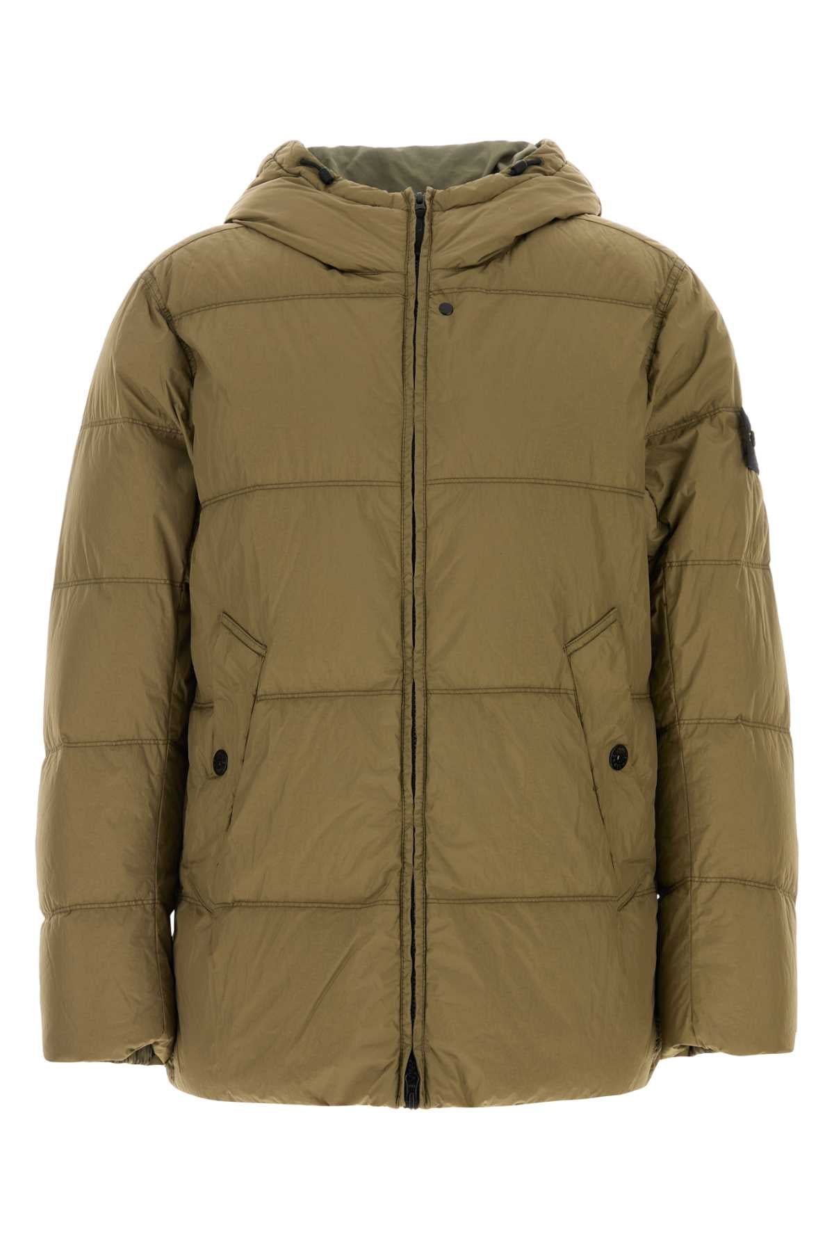 Military Down Jacket — Green