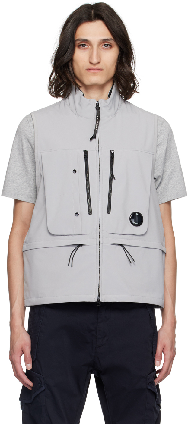 C.P. Company Gray Utility Vest