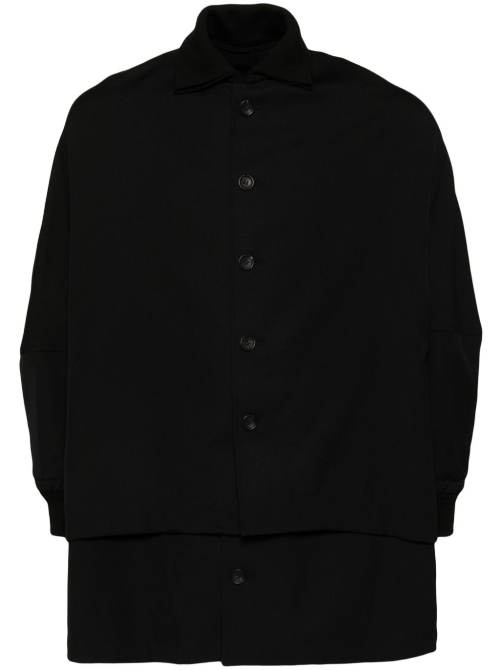 Single-breasted coat - Black