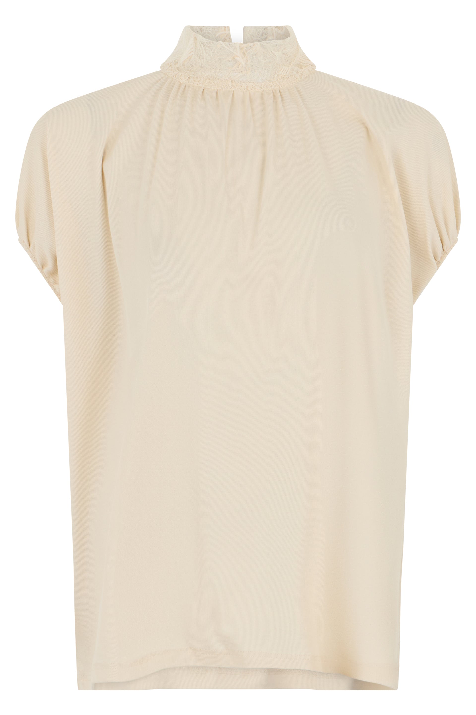 Elegant Short-Sleeve Mini Top