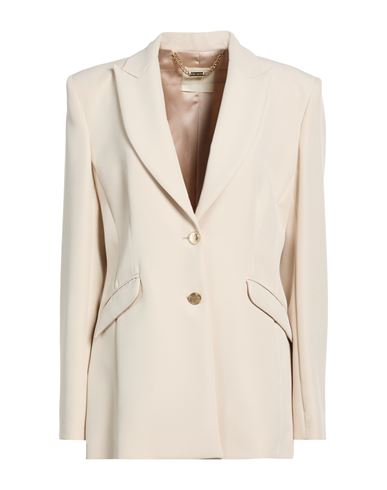 Woman Blazer Beige Size 8 Polyester, Elastane