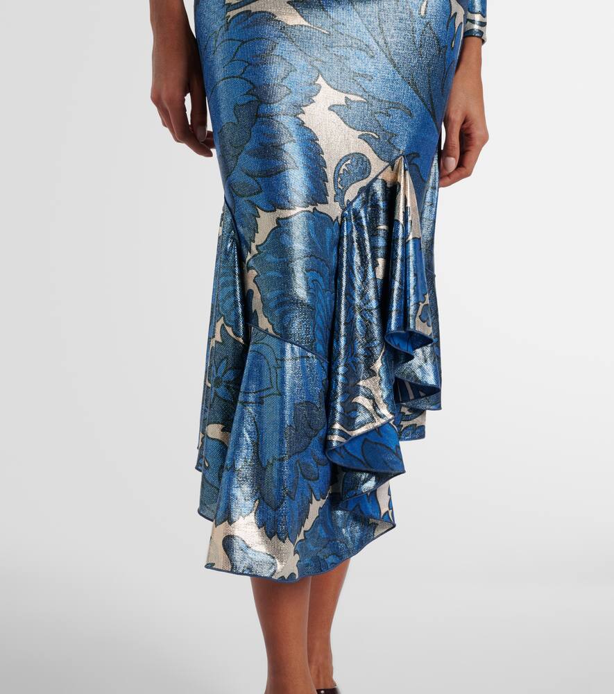 Printed midi dress