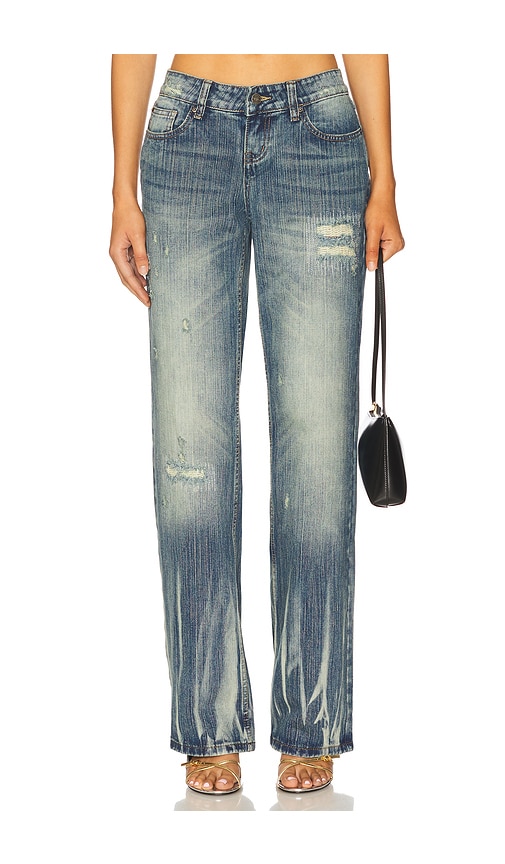 Jaded London Hunter Straight Leg in Blue. -  34 also in 24, 25, 26, 28