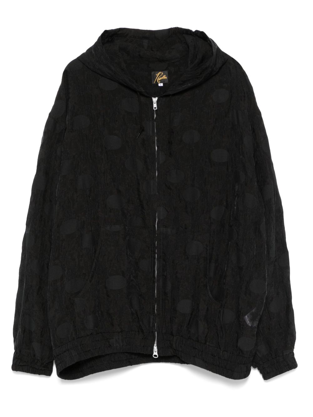 Needles zip-up hooded jacket - Black