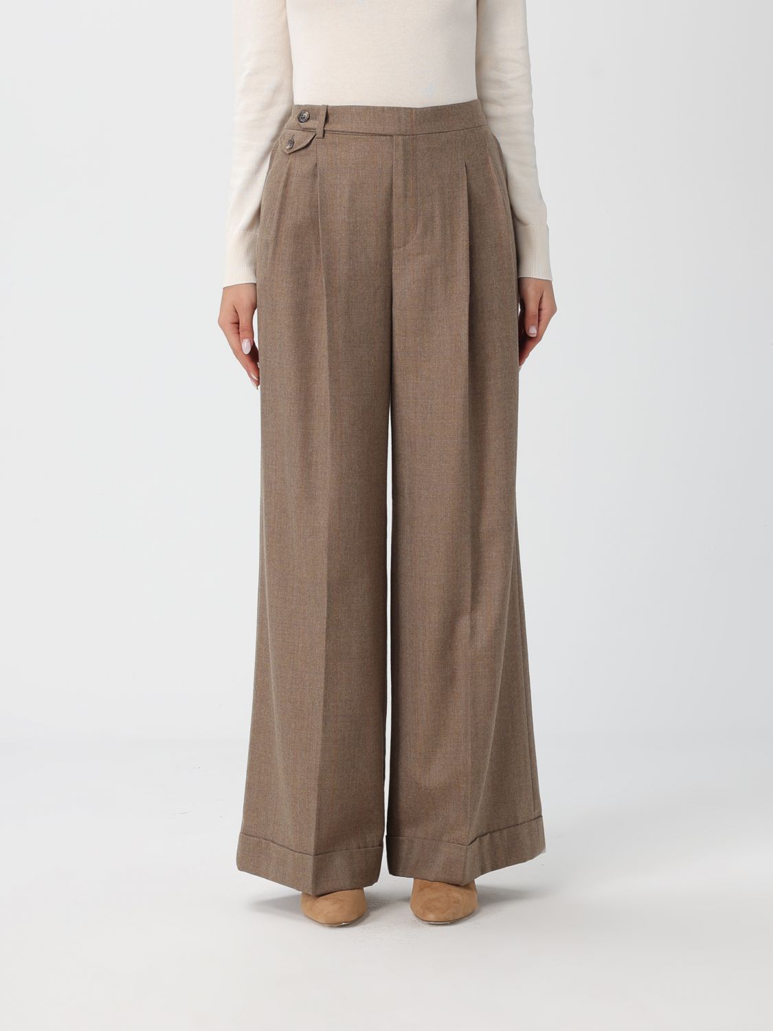 Pants Woman color Dove Grey