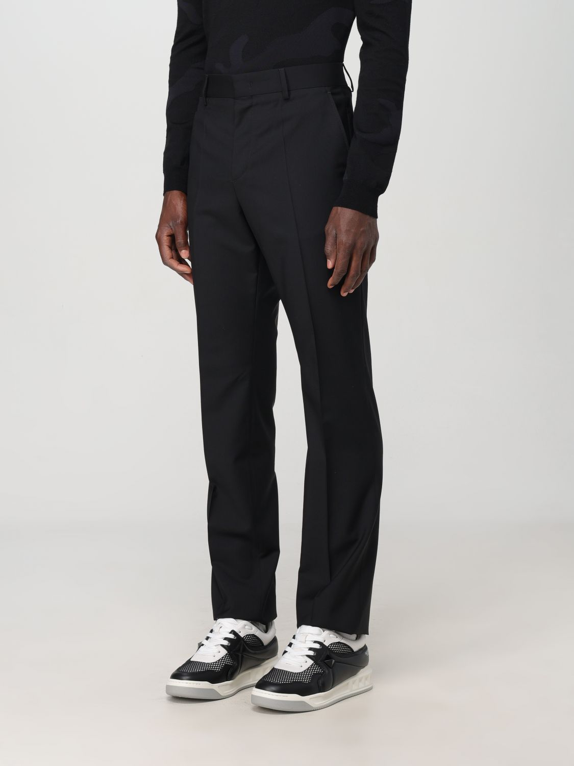 Pants Men color Black