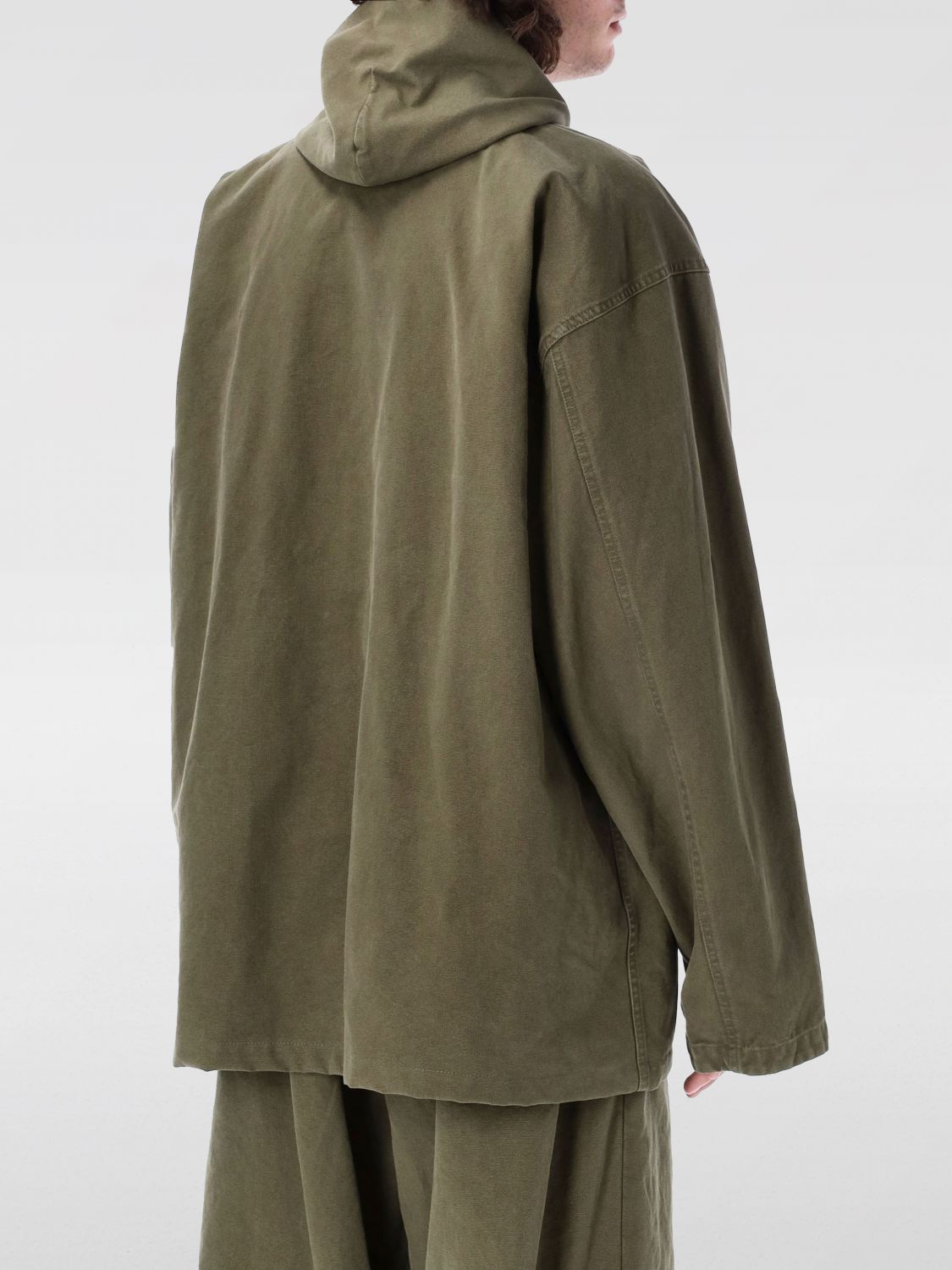 Hooded zip-up jacket - Green