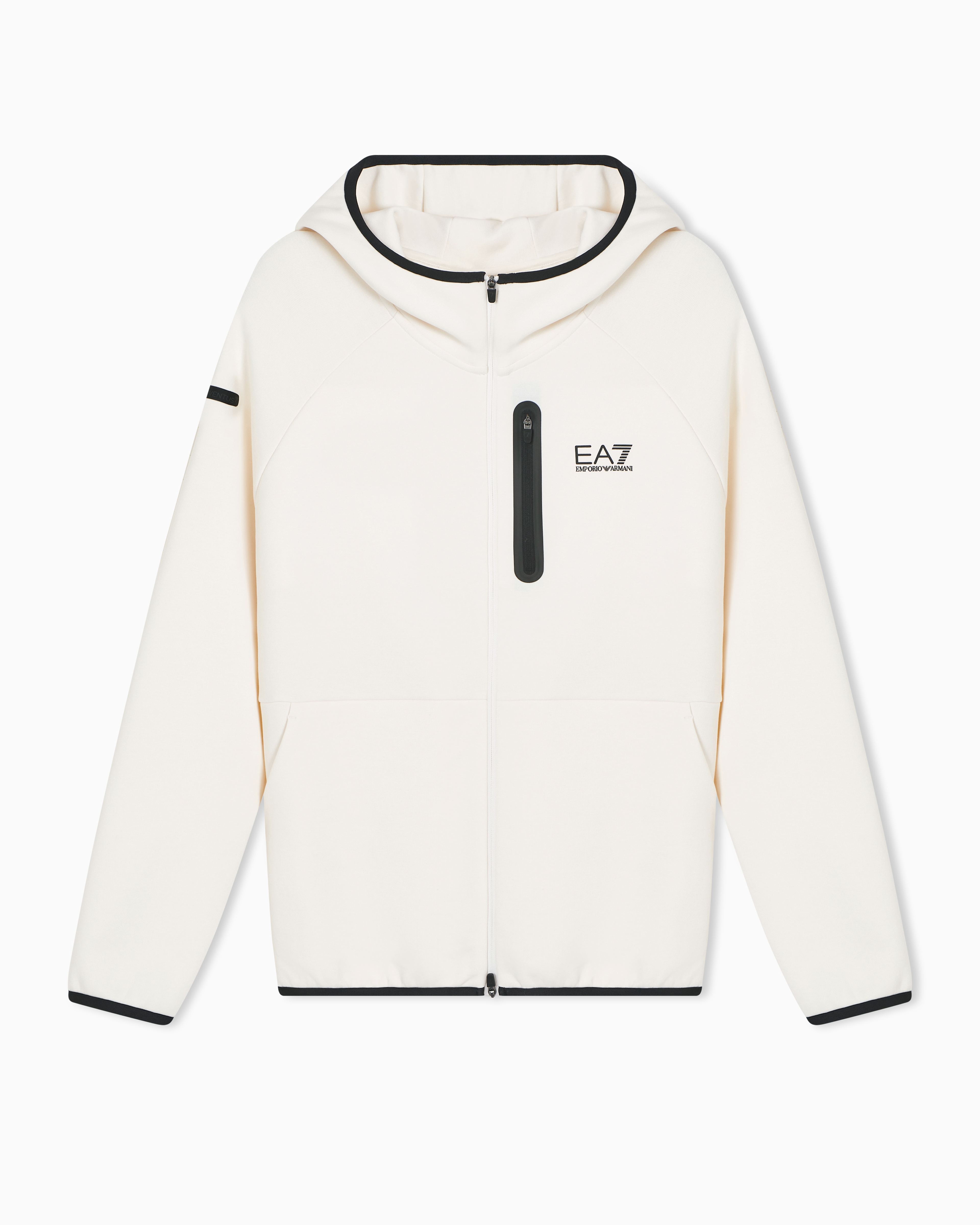 Dynamic Athlete hooded sweatshirt in Natural VENTUS7 technical fabric
