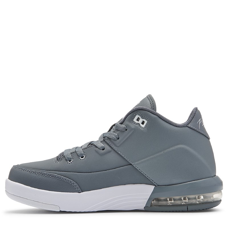 Men's Flight Origin 3 Mid Sneakers (Grey/White)