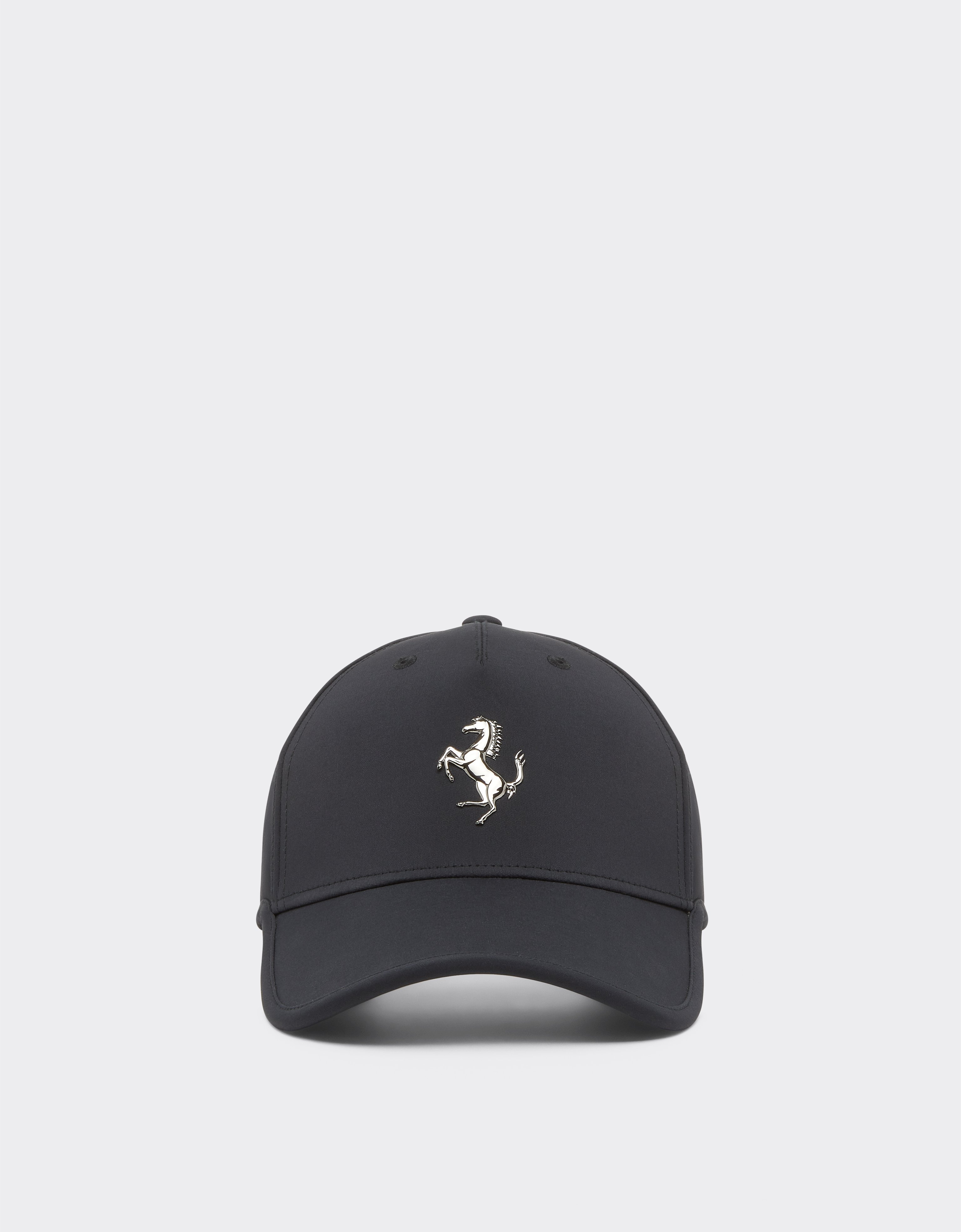 Baseball cap with metal Prancing Horse