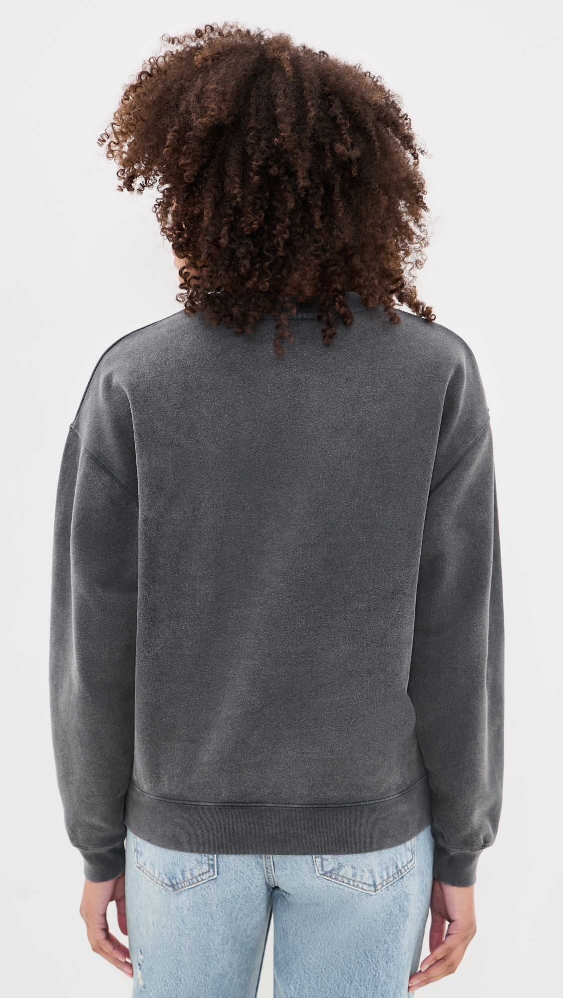 Spencer Leopard Sweatshirt Washed Black