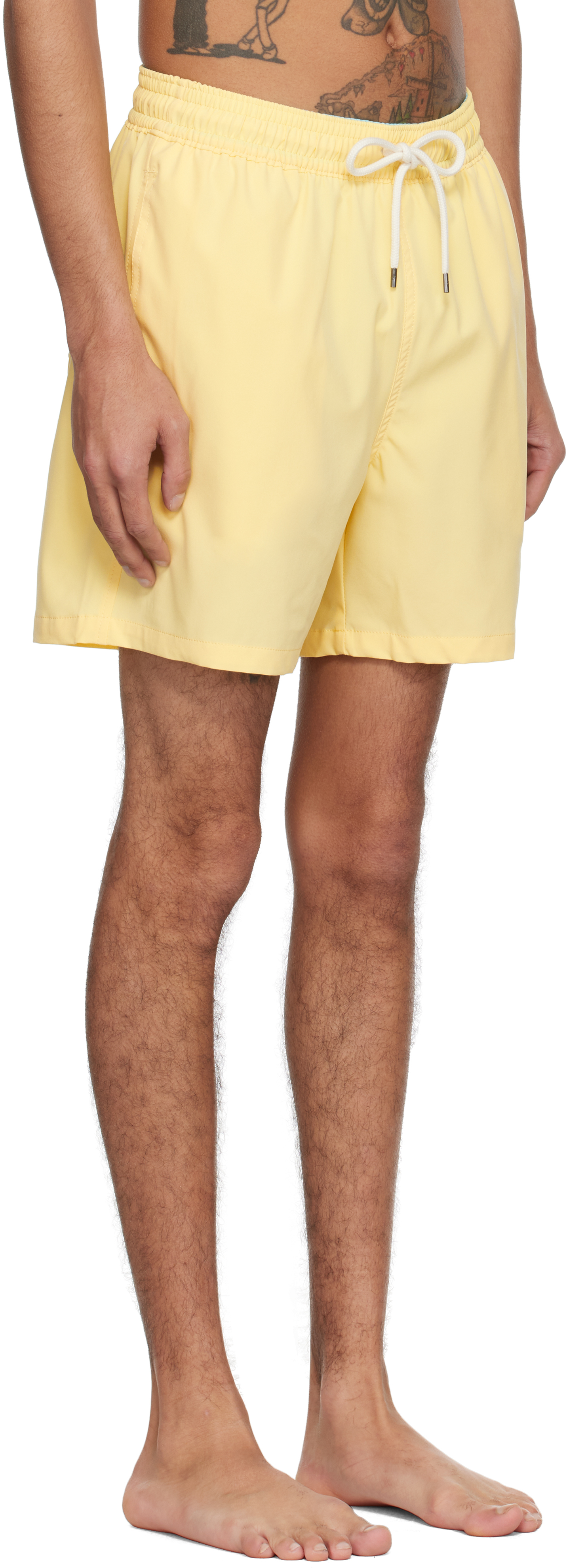Polo Ralph Lauren Yellow 5.75-Inch Traveler Classic Swim Shorts