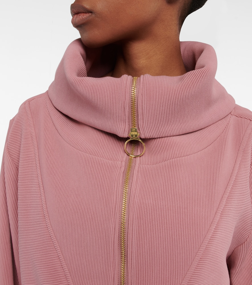 Vine ribbed-knit sweater
