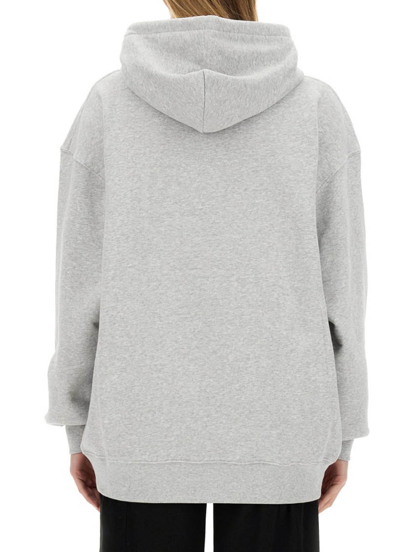 Moschino - logo hooded oversize knitwear