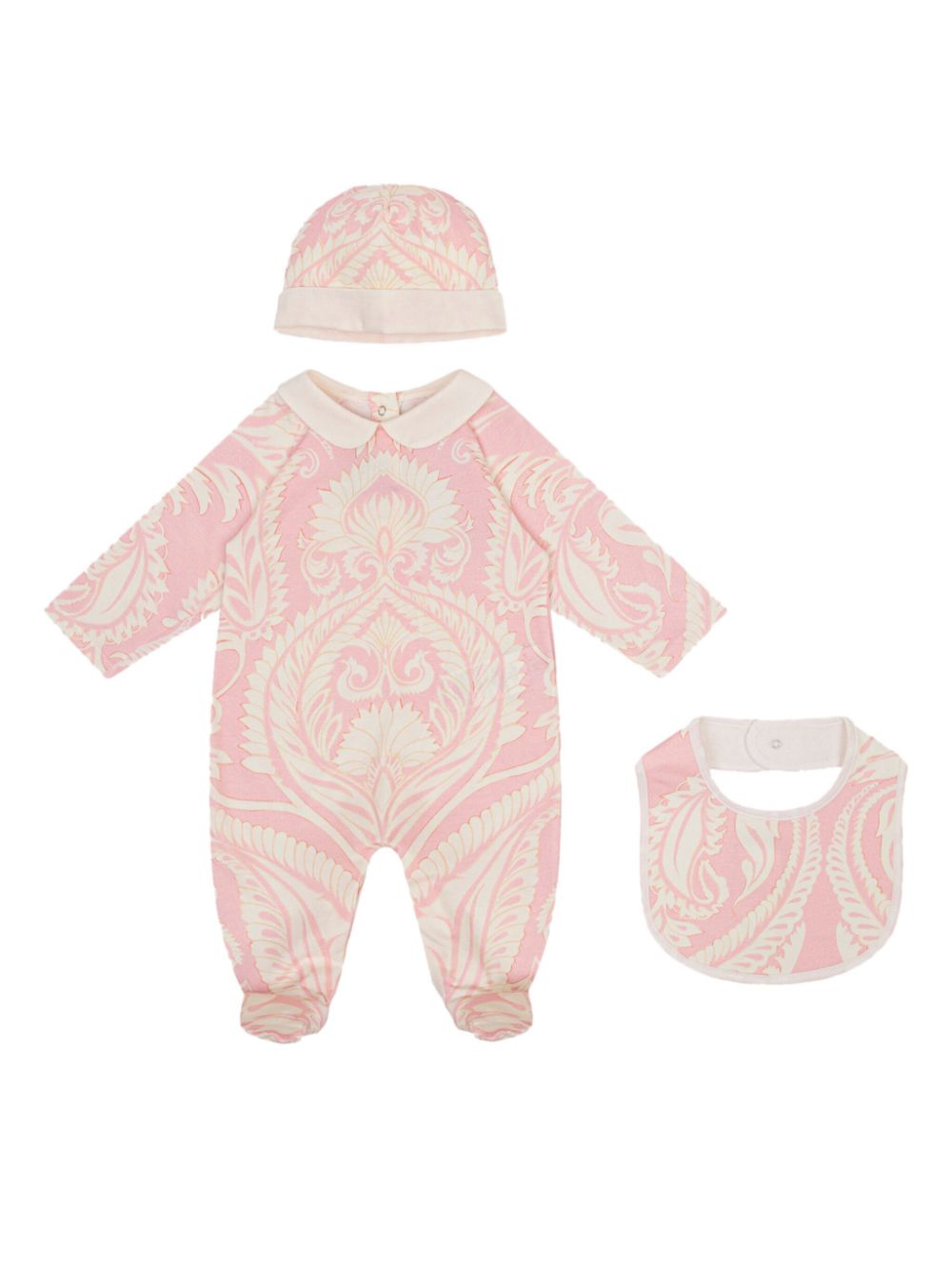Paisley-print pajamas - Neutrals