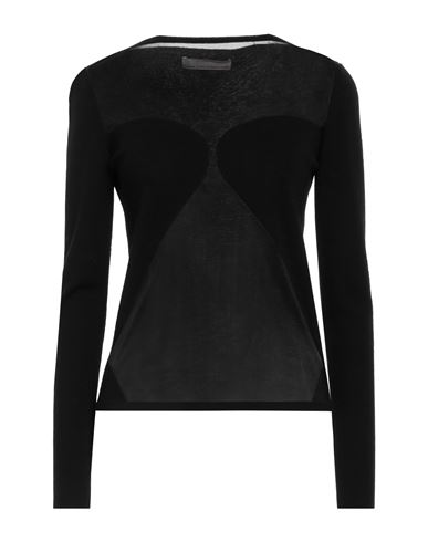 Woman Sweater Black Size M Virgin Wool