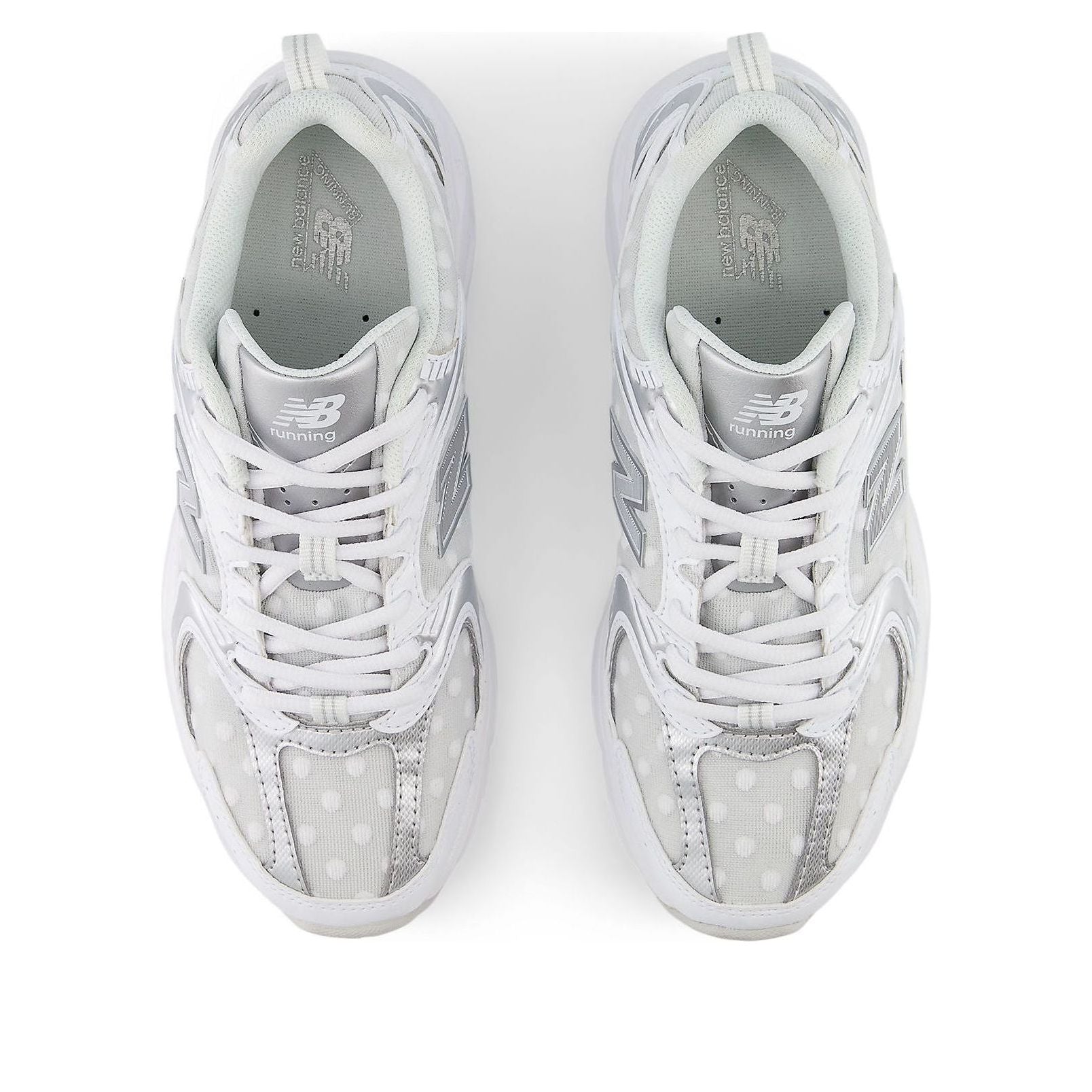 530 'White Polka Dots'