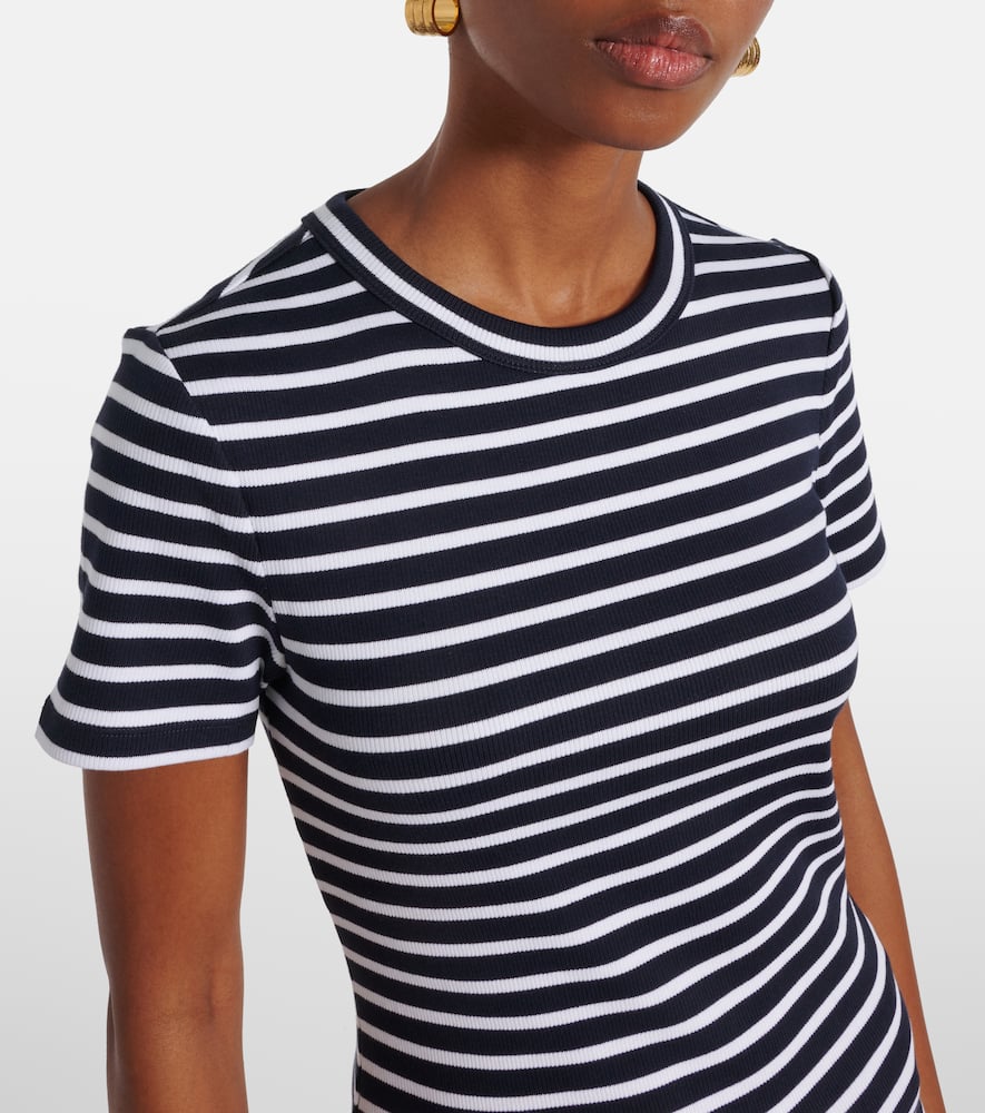 Pruitt striped cotton-blend T-shirt