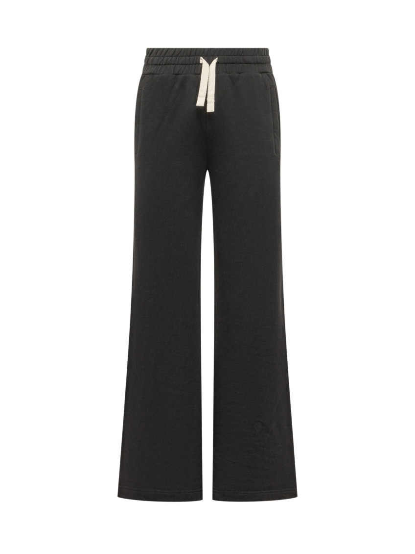 Black Relaxed Drawstring Pants