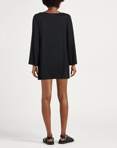 Woman Mini dress Black Size L Polyamide, Elastane