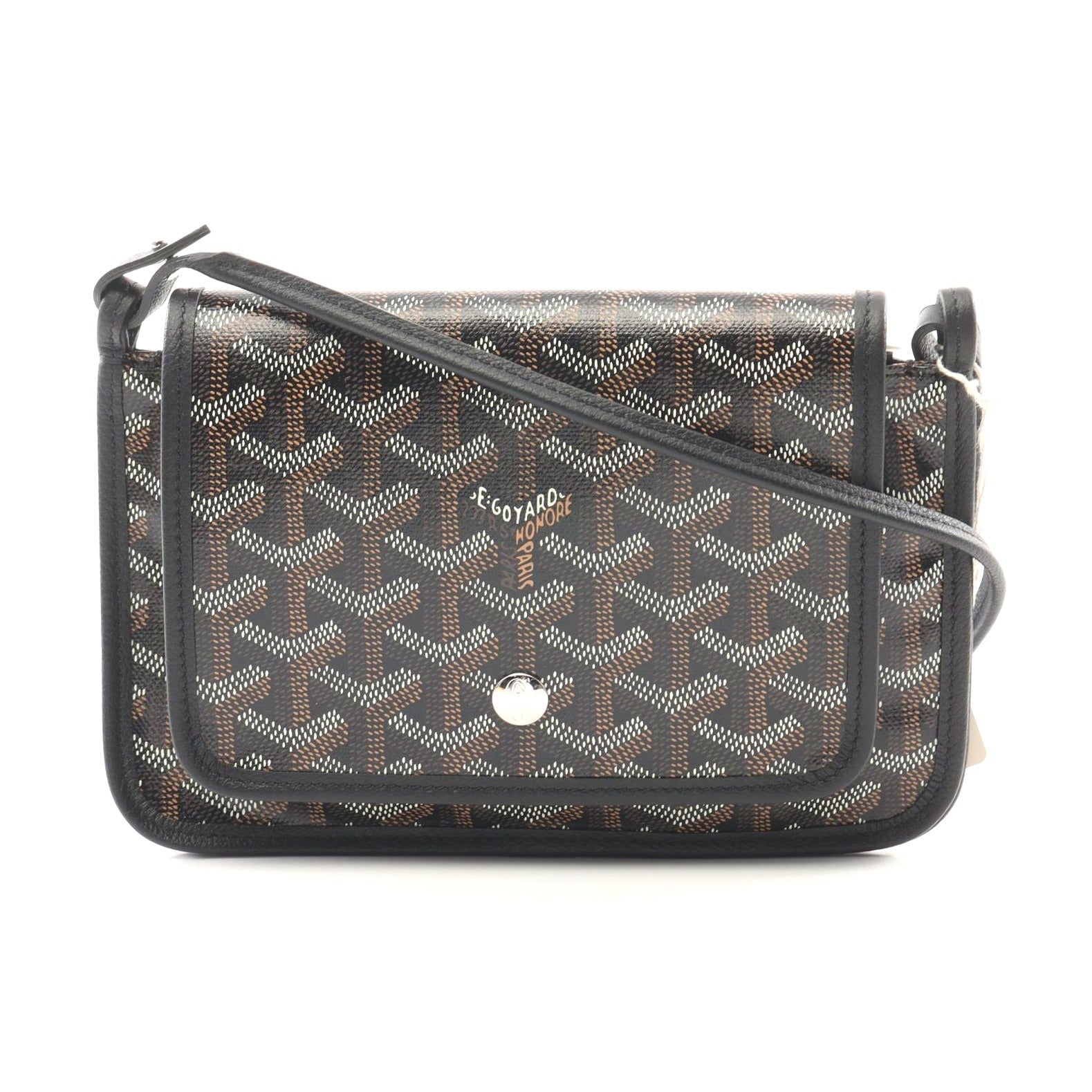 Plume PVC Canvas Leather Shoulder Bag