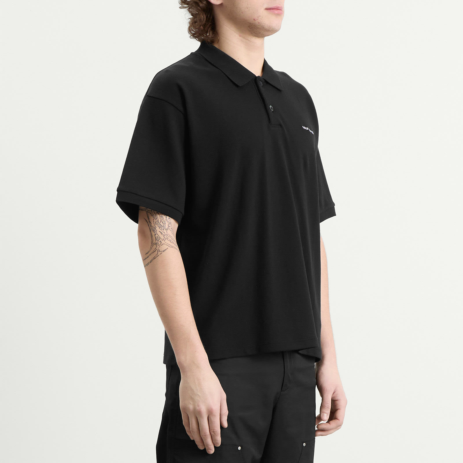 Men's Mini Logo Polo Shirt Black