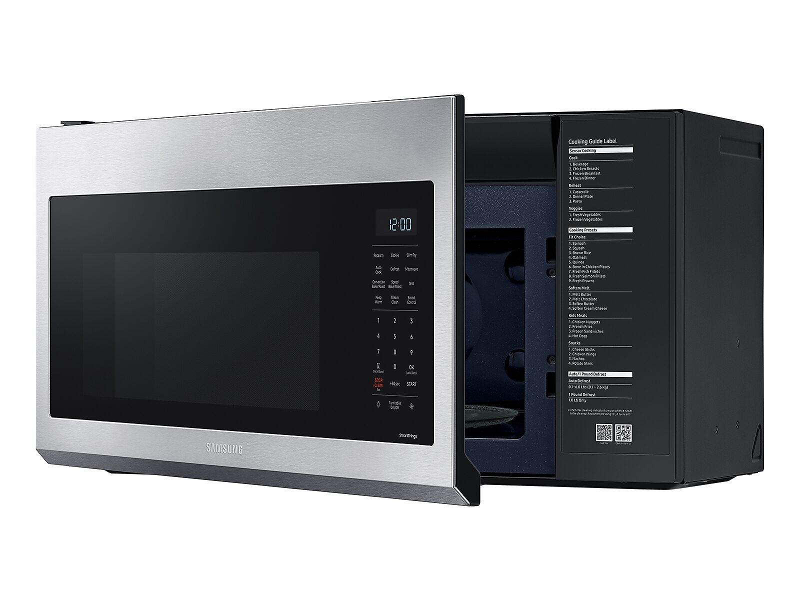 1.7 cu ft. Smart Over-the-Range Microwave with Convection & Slim Fry™ in Stainless Steel(MC17T8000CS/AA)
