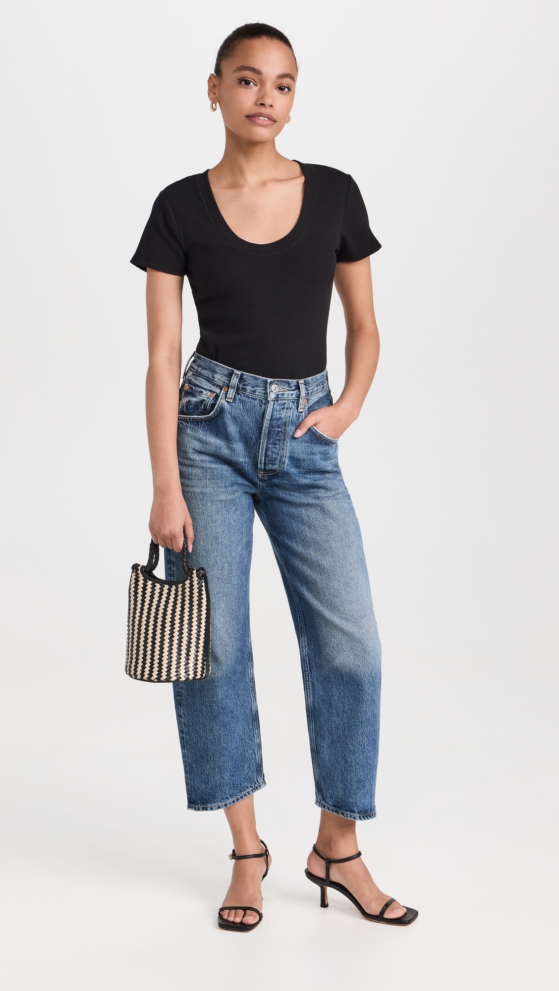 Sirena Short Sleeve Tee Black