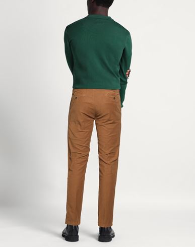 Man Pants Brown Size 34 Cotton, Elastane