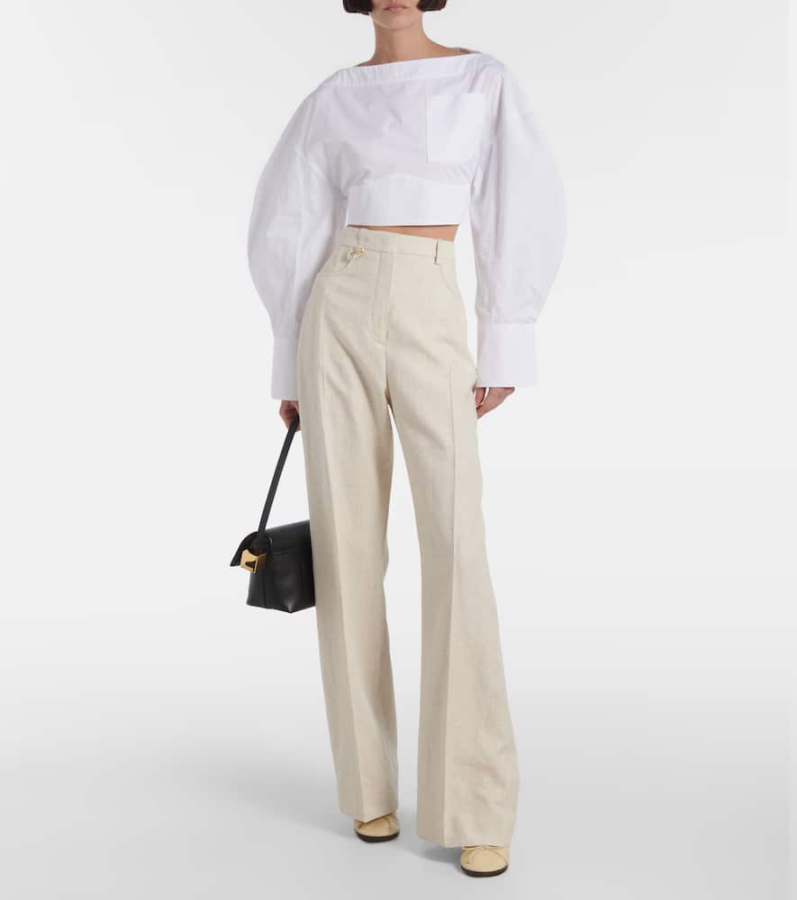 Sauge high-rise straight pants